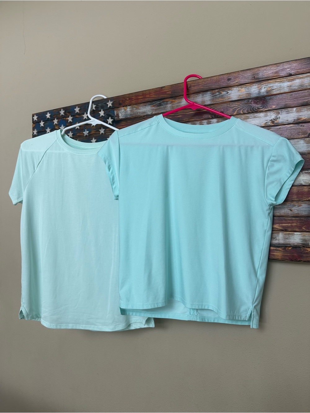 Girls Athletic Shirt Lot XL 14-16 DSG Athletic Works Mint Green Tops